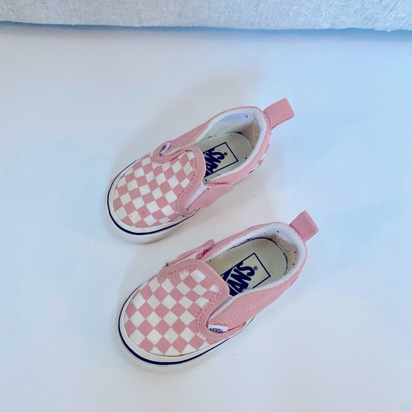 Baby Vans - Size 4.5 - Pink Checkered - Picture 3 of 4